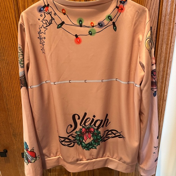 Women’s medium Ugly Christmas Sweater Funny Holiday Party Home Alone M/L - Picture 5 of 9